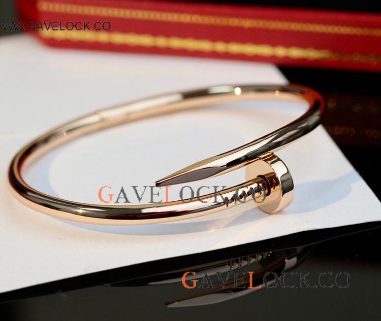 Cartier Nail Rose Gold Bangle - Logo is Inside